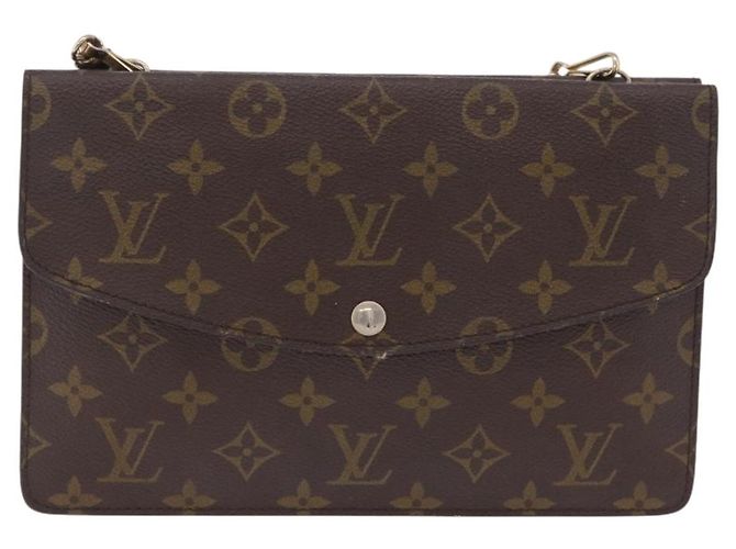 LOUIS VUITTON Monogram Double Rabat Shoulder Bag M51815 LV Auth 203299 Monogramma - vista 13