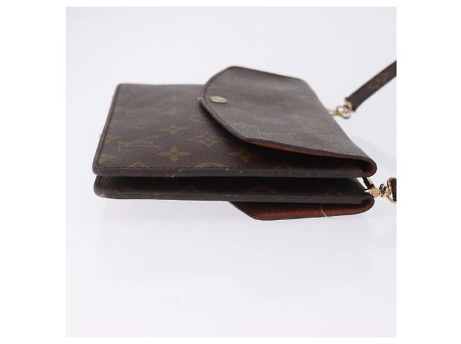 LOUIS VUITTON Monogram Double Rabat Shoulder Bag M51815 LV Auth 203299 Monogramma - vista 4