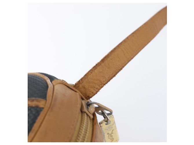Autre Marque Borsa a tracolla SAINT LAURENT PVC Canvas Black Gold Auth 203496 Nero D'oro - vista 12