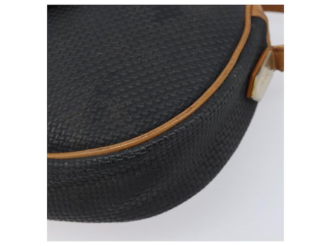 Autre Marque Borsa a tracolla SAINT LAURENT PVC Canvas Black Gold Auth 203496 Nero D'oro - vista 15