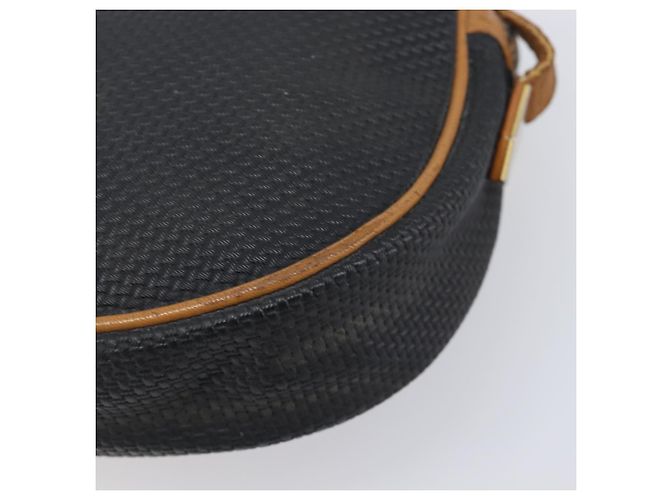 Autre Marque Borsa a tracolla SAINT LAURENT PVC Canvas Black Gold Auth 203496 Nero D'oro - vista 17