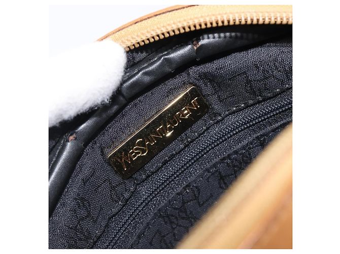 Autre Marque Borsa a tracolla SAINT LAURENT PVC Canvas Black Gold Auth 203496 Nero D'oro - vista 22