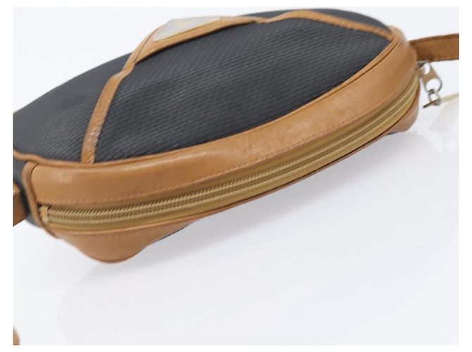Autre Marque Borsa a tracolla SAINT LAURENT PVC Canvas Black Gold Auth 203496 Nero D'oro - vista 7