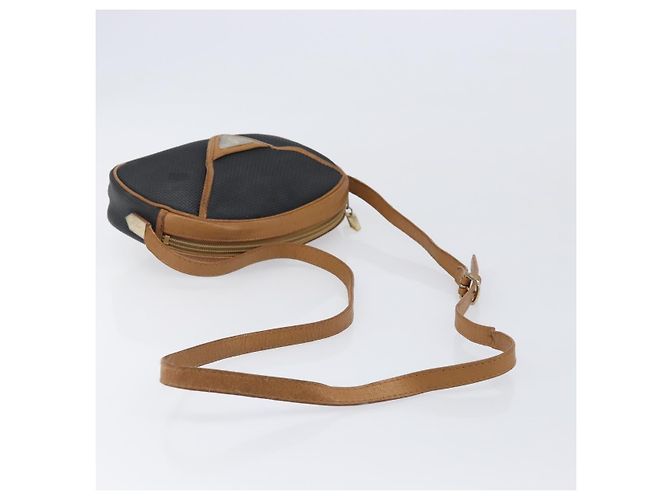 Autre Marque Borsa a tracolla SAINT LAURENT PVC Canvas Black Gold Auth 203496 Nero D'oro - vista 8