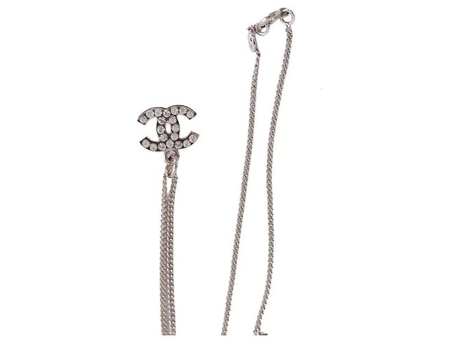 Collar Chanel en plata - vista 3