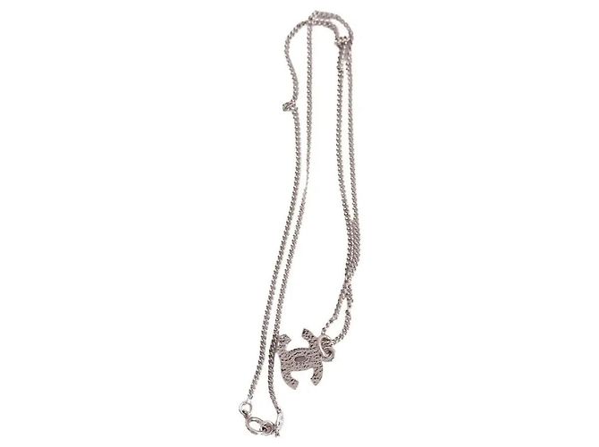 Collar Chanel en plata - vista 4