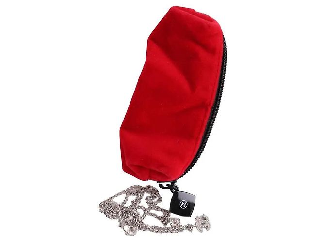 Collana Chanel in acciaio argento - vista 5
