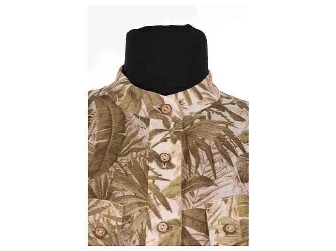 Zimmermann Leinenhemd Khaki - Ansicht 2