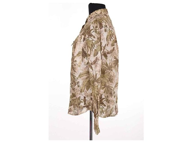 Zimmermann Leinenhemd Khaki - Ansicht 3