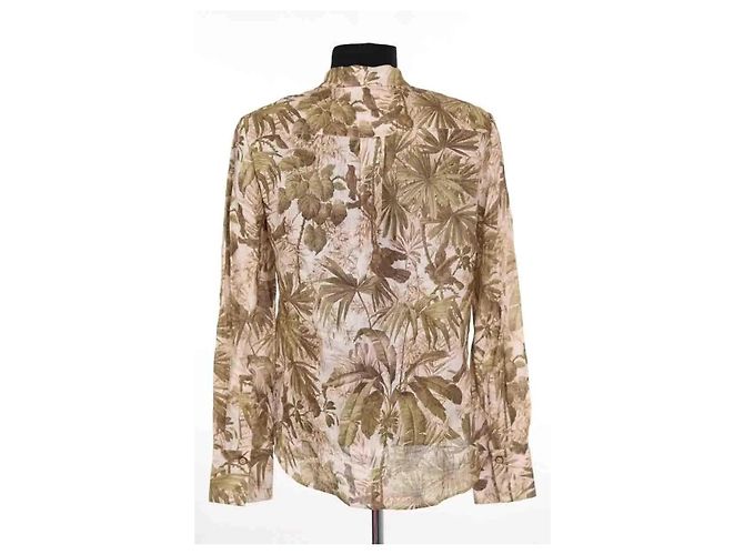 Zimmermann Leinenhemd Khaki - Ansicht 4