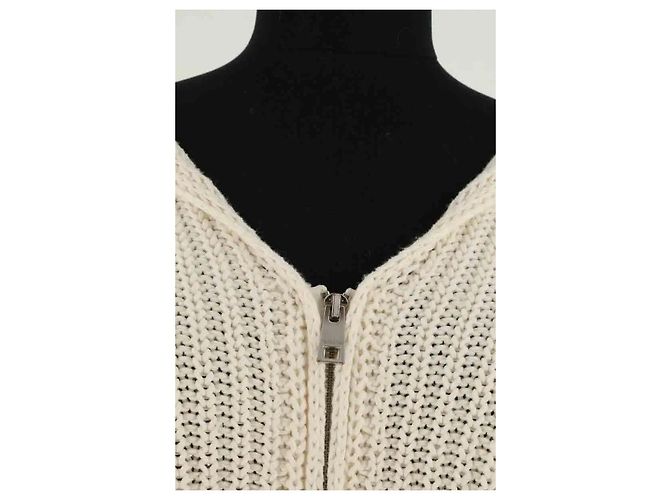 Zadig & Voltaire Strickjacke Beige Baumwolle M - Ansicht 2