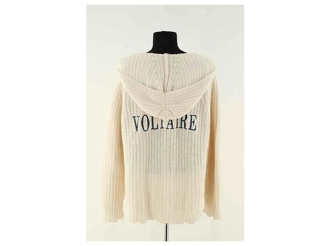 Zadig & Voltaire Strickjacke Beige Baumwolle M - Ansicht 4