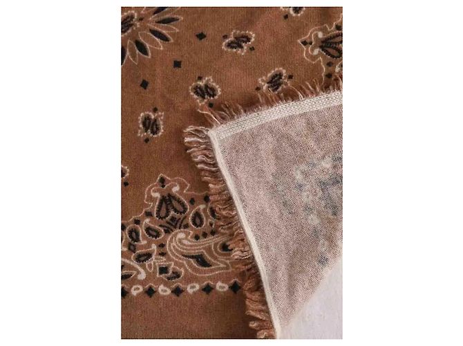 Autre Marque Kujten Quadratisches Tuch Kaschmir Camel Kamel - Ansicht 3