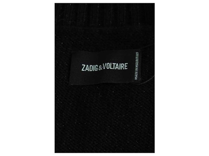 Zadig & Voltaire Jersey Alma Bijoux negro - vista 4