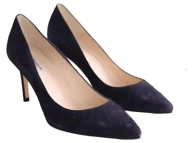 Lk Bennett Tacchi Floret blu navy - vista 3