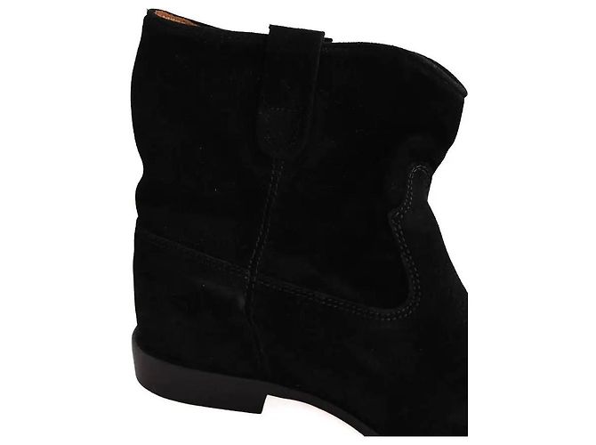 Stivaletti Isabel Marant Etoile in camoscio nero 39 - vista 4
