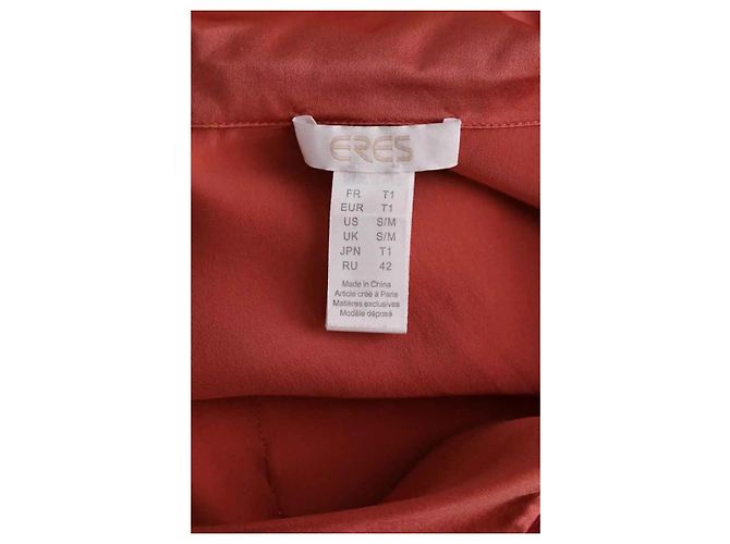 Pijama de seda Eres naranja - vista 5
