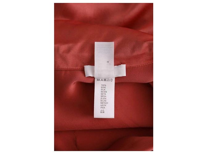 Pijama de seda Eres naranja - vista 6