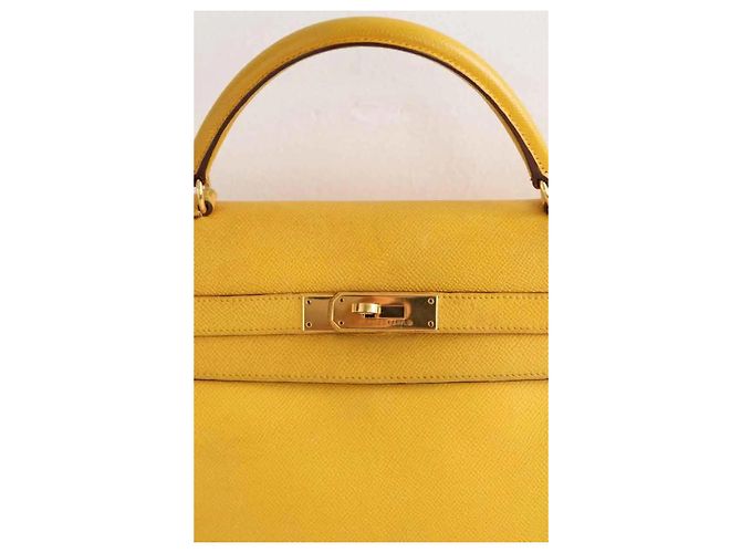 Hermès Bolso Kelly 32 amarillo - vista 2
