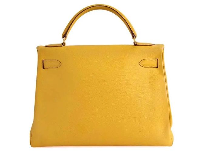 Hermès Bolso Kelly 32 amarillo - vista 4