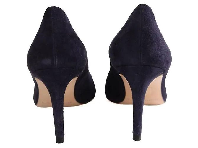 Lk Bennett Tacchi Floret blu navy - vista 2