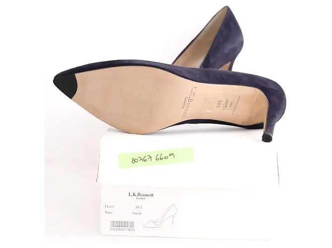 Lk Bennett Tacchi Floret blu navy - vista 6