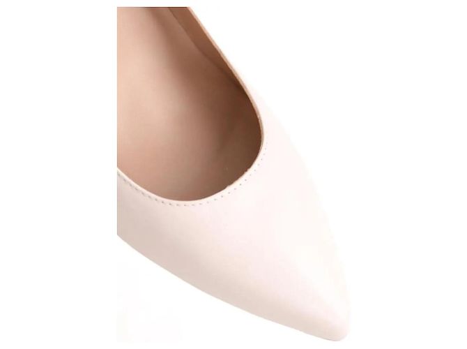 Lk Bennett Floret leather heels ecru Cream - view 4