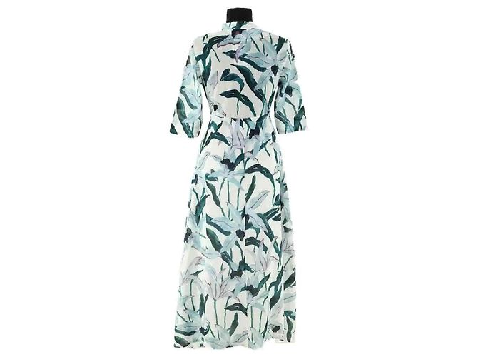 Tory Burch Kleid aus Baumwolle Grün XS - Ansicht 4