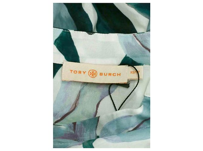 Tory Burch Kleid aus Baumwolle Grün XS - Ansicht 5