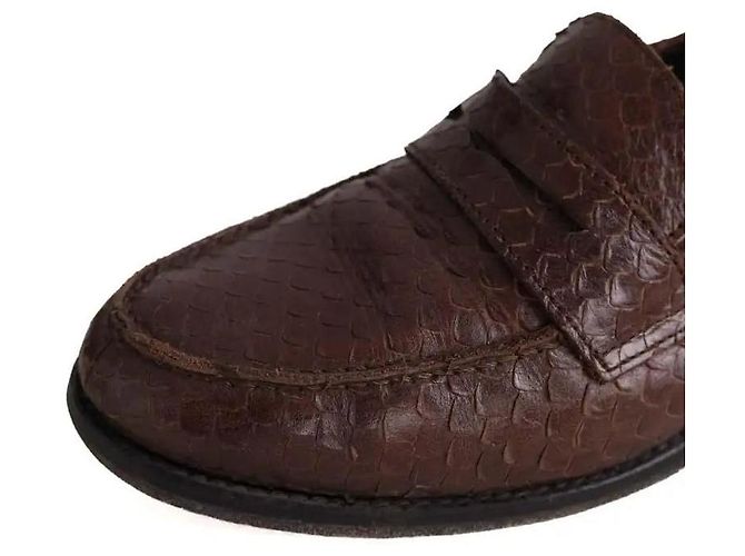 Mocassini Roseanna in pelle marrone - vista 4
