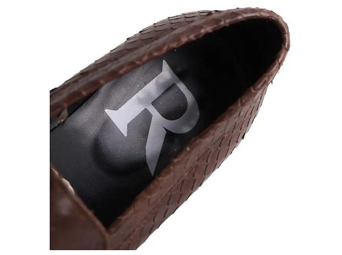 Mocassini Roseanna in pelle marrone - vista 5