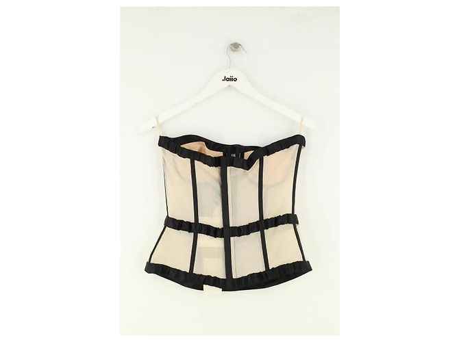 Corsetto La Perla in seta beige - vista 3