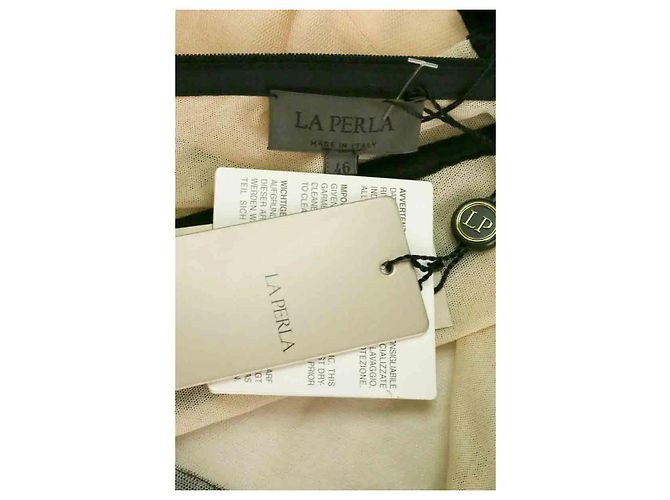 Corsetto La Perla in seta beige - vista 5