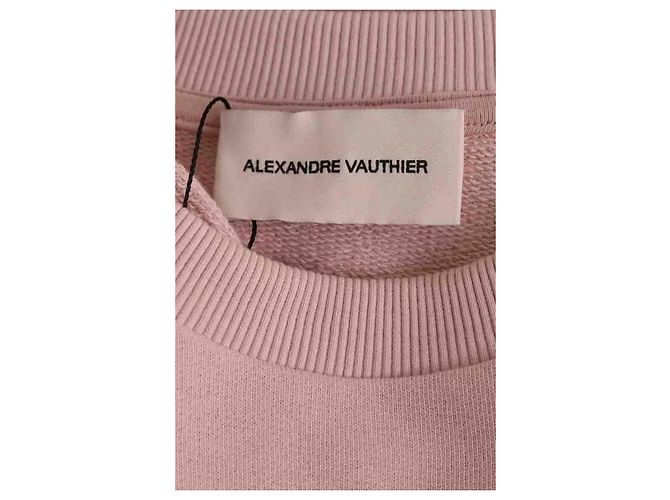 Sudadera de algodón rosa Alexandre Vauthier - vista 4