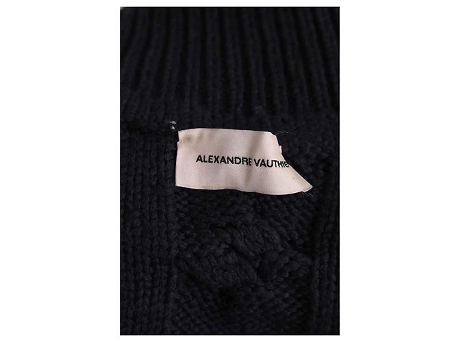 Alexandre Vauthier wool sweater anthracite Dark grey - view 5