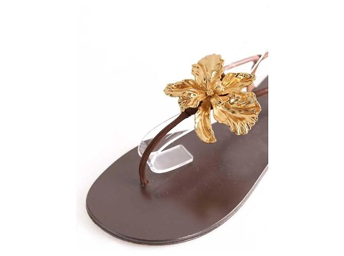 Sandali Giuseppe Zanotti in pelle marrone - vista 4