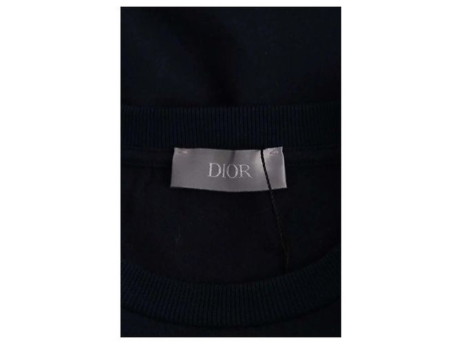 Autre Marque Camiseta de algodón azul KAWS Dior - vista 5