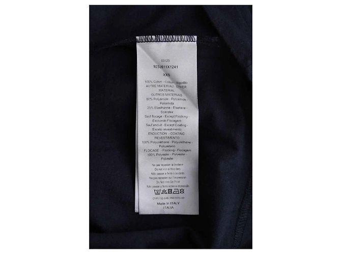 Autre Marque Camiseta de algodón azul KAWS Dior - vista 6