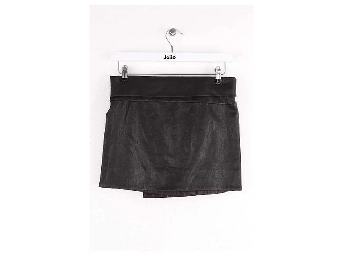 Isabel Marant Schwarzer Leder Minirock - Ansicht 3