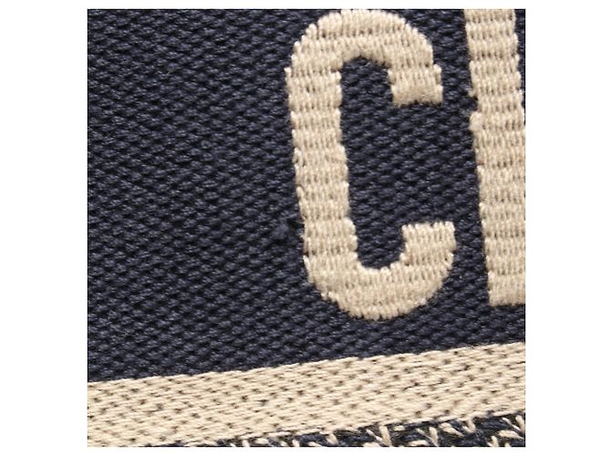 Christian Dior Dior BOOK TOTE Borsa Tote Media Beige Blu navy - vista 7