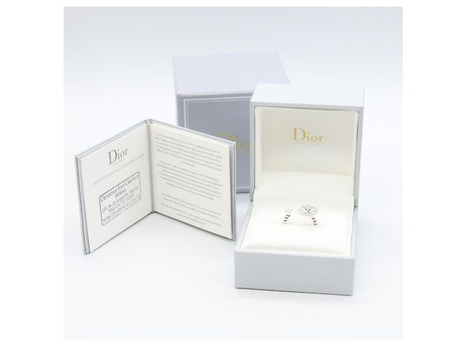 Anillo Christian Dior Dior Rose Devan Diamond Band Plata - vista 7