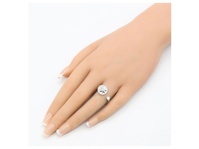 Anillo Christian Dior Dior Rose Devan Diamond Band Plata - vista 8