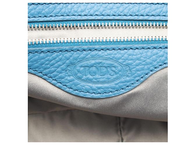 Borsa Shopping Tod's Alf Piccola 2Way Tote Blu - vista 4