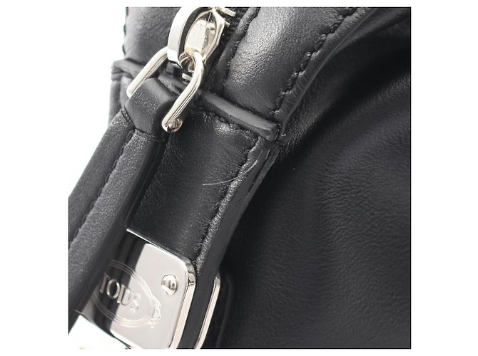 Tod's D-Styling Bauletto 2-Wege Handtasche Schwarz - Ansicht 7