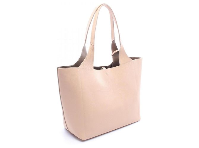 Borsa Tote Tod's APA Second Media Beige - vista 2
