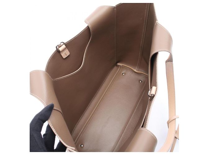 Borsa Tote Tod's APA Second Media Beige - vista 3