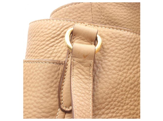 Bolso Tote Prada de piel beige - vista 12