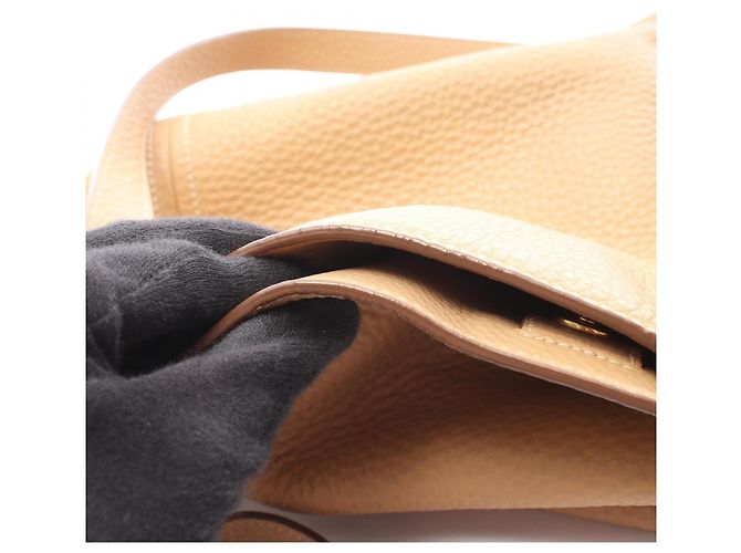 Bolso Tote Prada de piel beige - vista 8