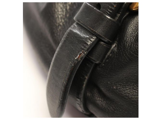 Borsa a mano 2-Way Prada PRADA con logo in metallo Nero - vista 14