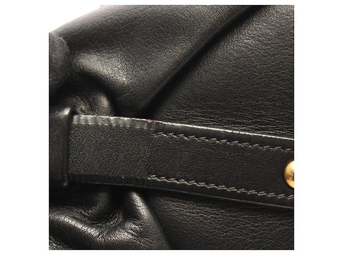 Borsa a mano 2-Way Prada PRADA con logo in metallo Nero - vista 5